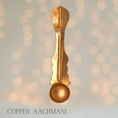 Original Brass Achmani for Pooja, Achamanam Rituals, and Spiritual Purification – Traditional Hindu Pooja Vessel