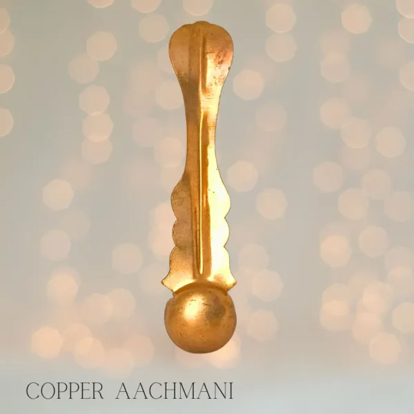 Copper Aachmani for pooja rituals and spiritual cleansing at PoojaStore.in