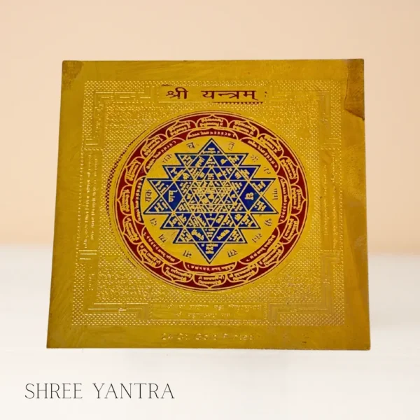 Original Shri Yantra for Pooja, Meditation, and Vastu – Sacred Geometry of Prosperity and Divine Energy