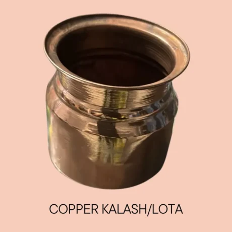 Copper Kalash for pooja rituals and festivals at PoojaStore.in