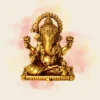 "Handcrafted Brass Ganesh Idol for Pooja and Home Decor – Vighnaharta Ganesha Murti"