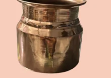 Pure copper Kalash for pooja and Hindu rituals