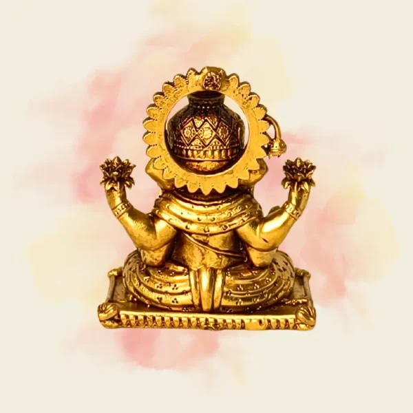 Brass Ganesh Idol for home pooja at PoojaStore.in