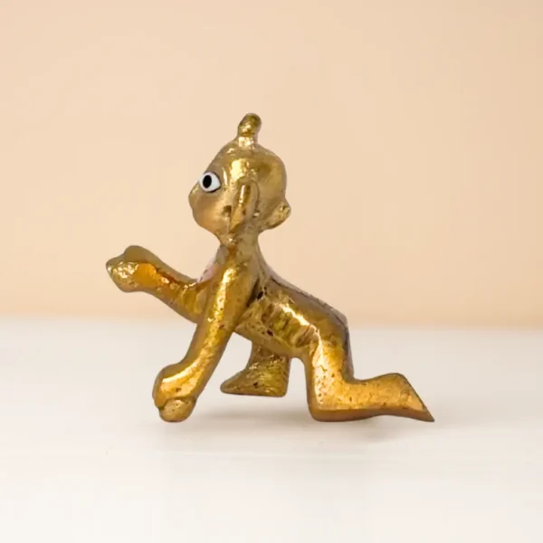 Brass Laddu Gopal Idol for home pooja at PoojaStore.in