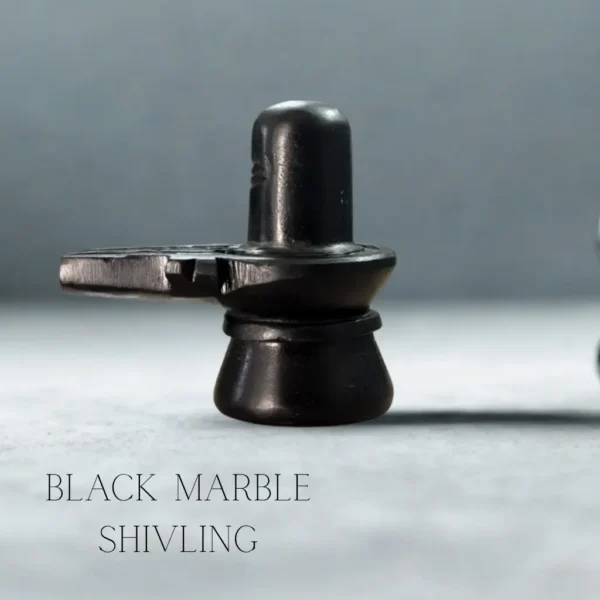 Black Marble Shivling _Shivling idol for home temple